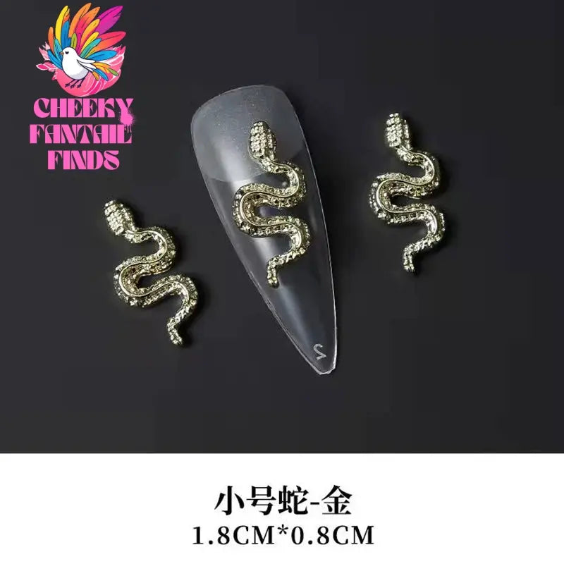 Mix 3D Nail Art Punk Silver Pearl Shape Gothic Design Luxury Charms Manicure Tips Rhinestones Decoration Cheeky Fantail Finds