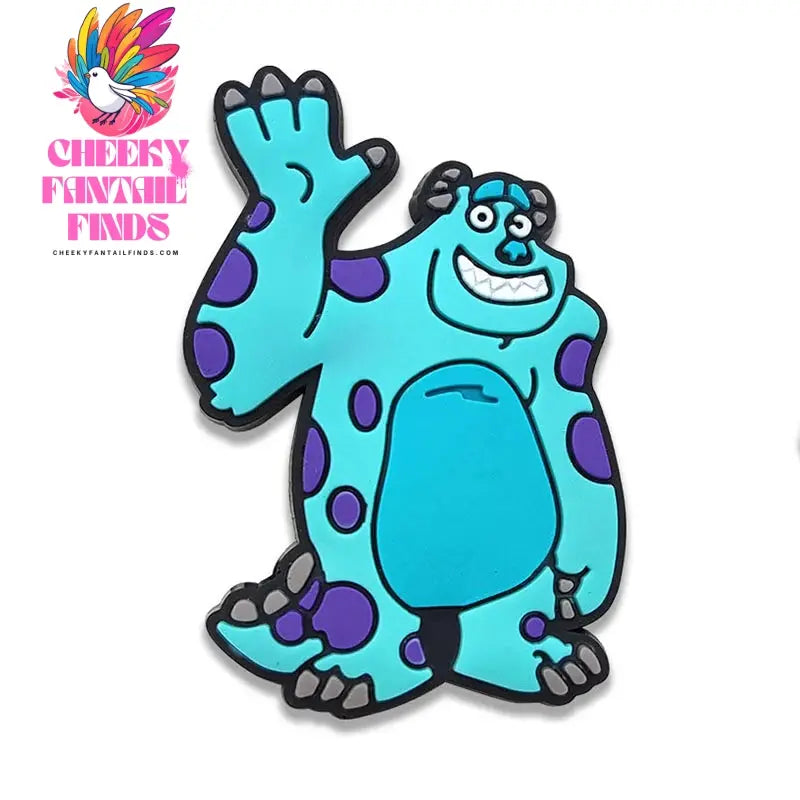 Movie Character Monsters Inc. University Shoe Charms For Accessories Shoe Buckle Decorations Christmas Gifts for Party Cheeky Fantail Finds