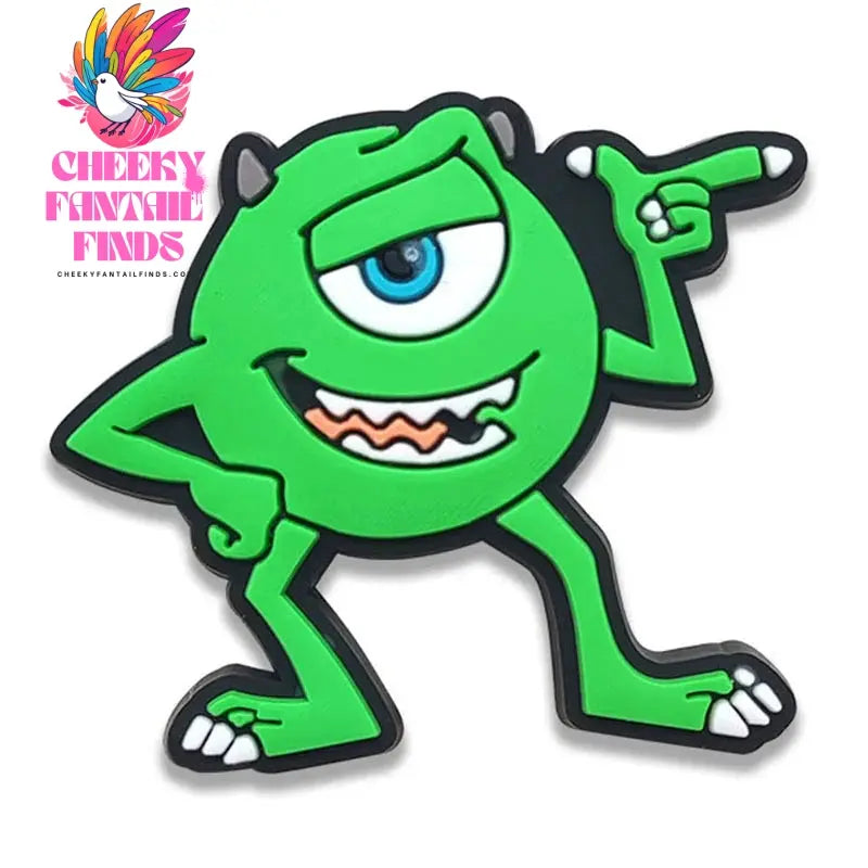 Movie Character Monsters Inc. University Shoe Charms For Accessories Shoe Buckle Decorations Christmas Gifts for Party Cheeky Fantail Finds