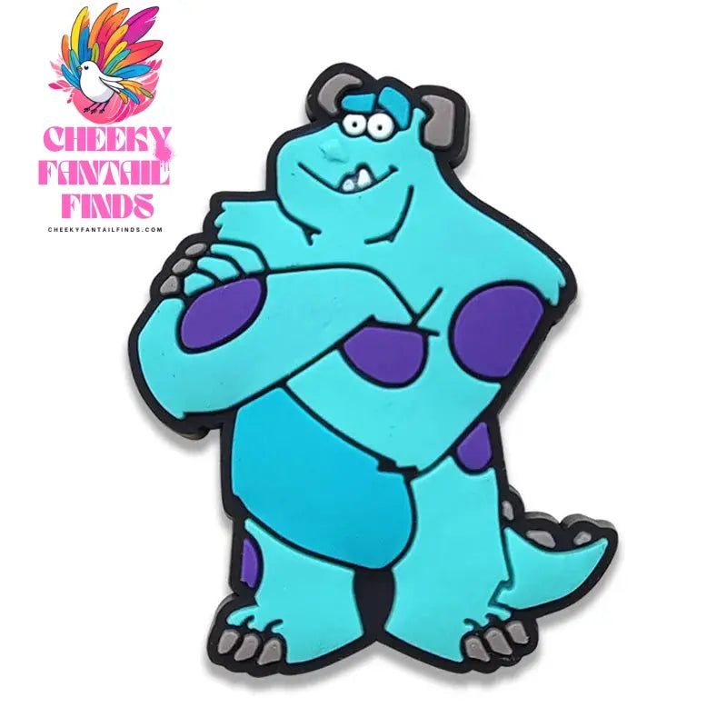 Movie Character Monsters Inc. University Shoe Charms For Accessories Shoe Buckle Decorations Christmas Gifts for Party Cheeky Fantail Finds