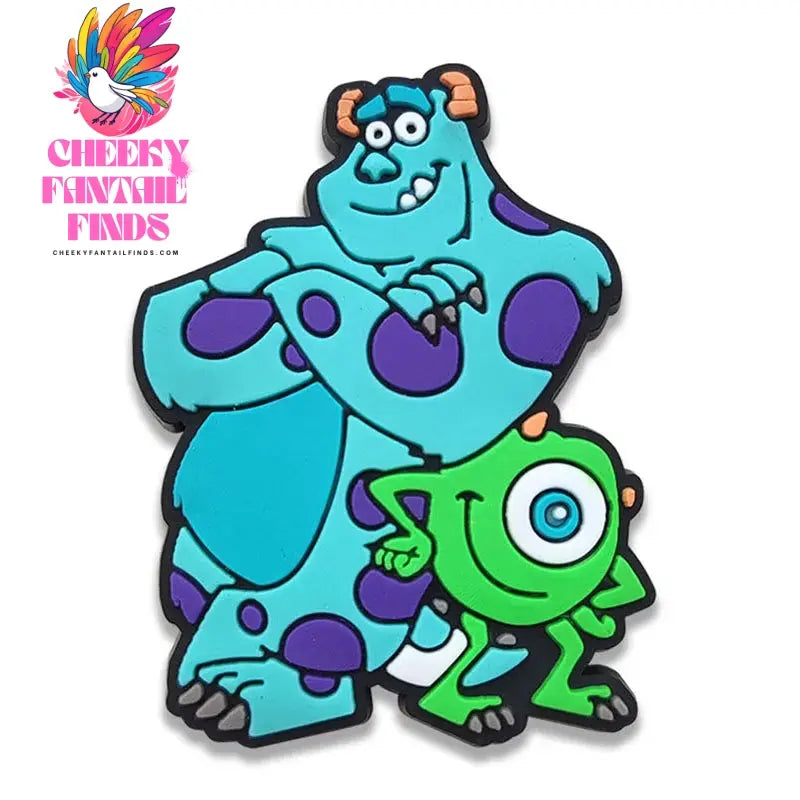 Movie Character Monsters Inc. University Shoe Charms For Accessories Shoe Buckle Decorations Christmas Gifts for Party Cheeky Fantail Finds