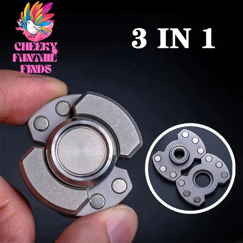 Multiple Play Magnetic Slider Fidget Spinner EDC Adult Fidget Toys Anti Stress Hand Spinner ADHD Anxiety Autism Stress Relief Cheeky Fantail Finds