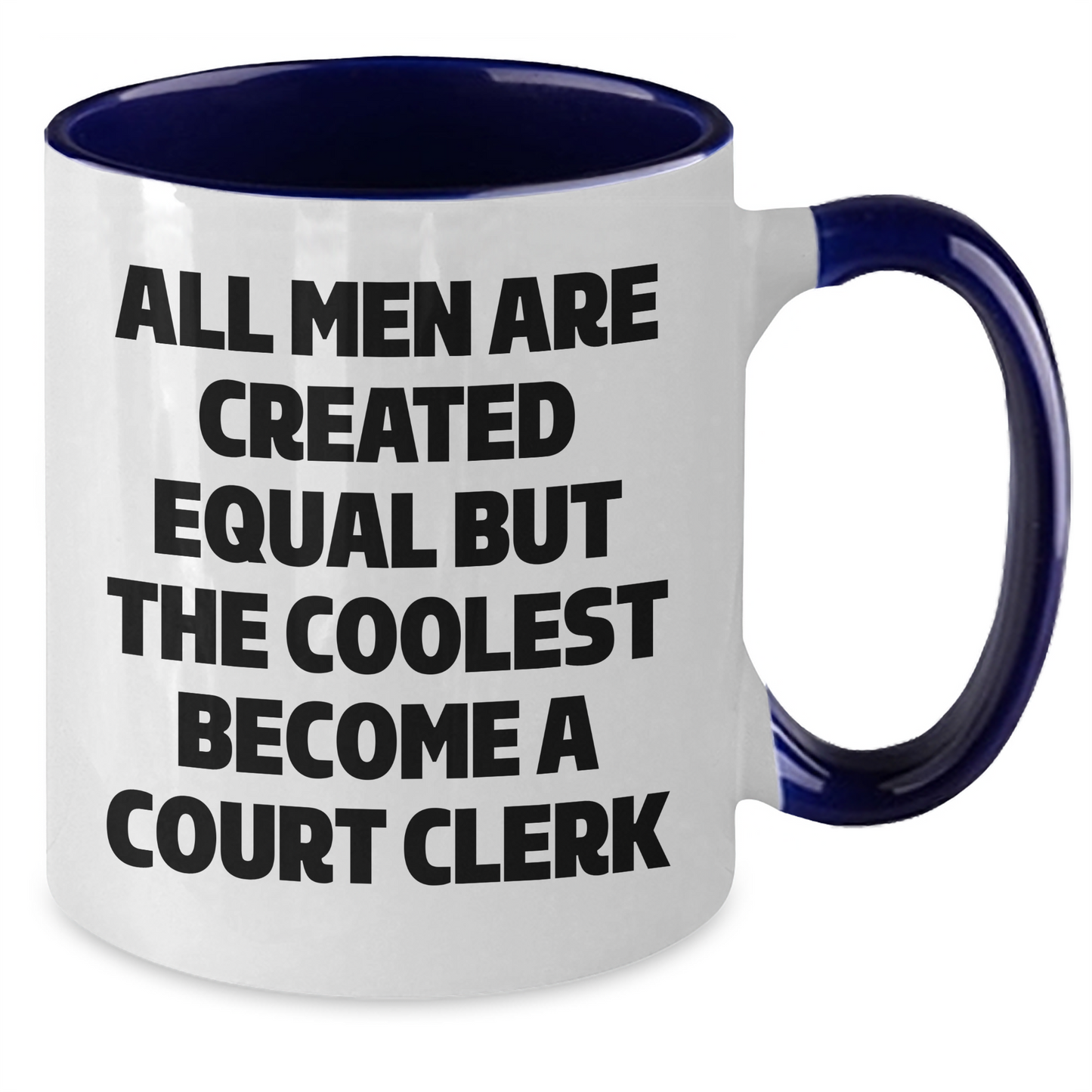 Funny Court Clerk Gifts from Men, Court Clerk Unique Two Tone Coffee Mugs for Court Clerks, Father's Day Unique Gifts for Men - Additional