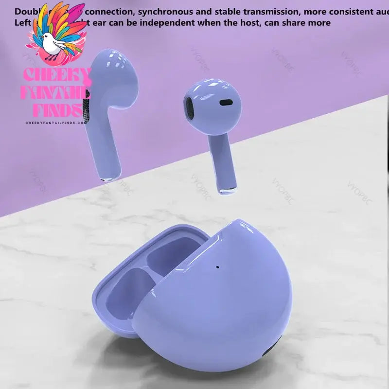 NEW Original Air Pro 6 TWS Wireless Headphones Fone Bluetooth Earphones Mic Pods In Ear Earbuds Earbuds sport Headset For Xiaomi Cheeky Fantail Finds