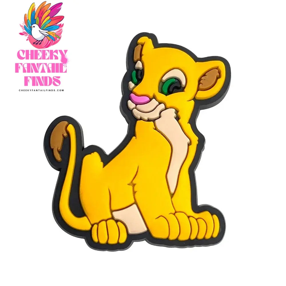 New 1PCS Shoe Charms Cartooon Lion DIY Anime Cute Animal Characters Decorate PVC Pins Accessories For Kid Boy Birthday Cool Gift Cheeky Fantail Finds