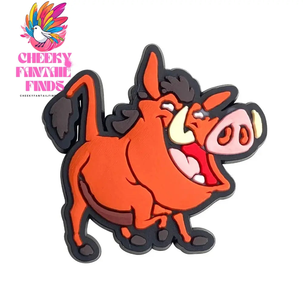 New 1PCS Shoe Charms Cartooon Lion DIY Anime Cute Animal Characters Decorate PVC Pins Accessories For Kid Boy Birthday Cool Gift Cheeky Fantail Finds