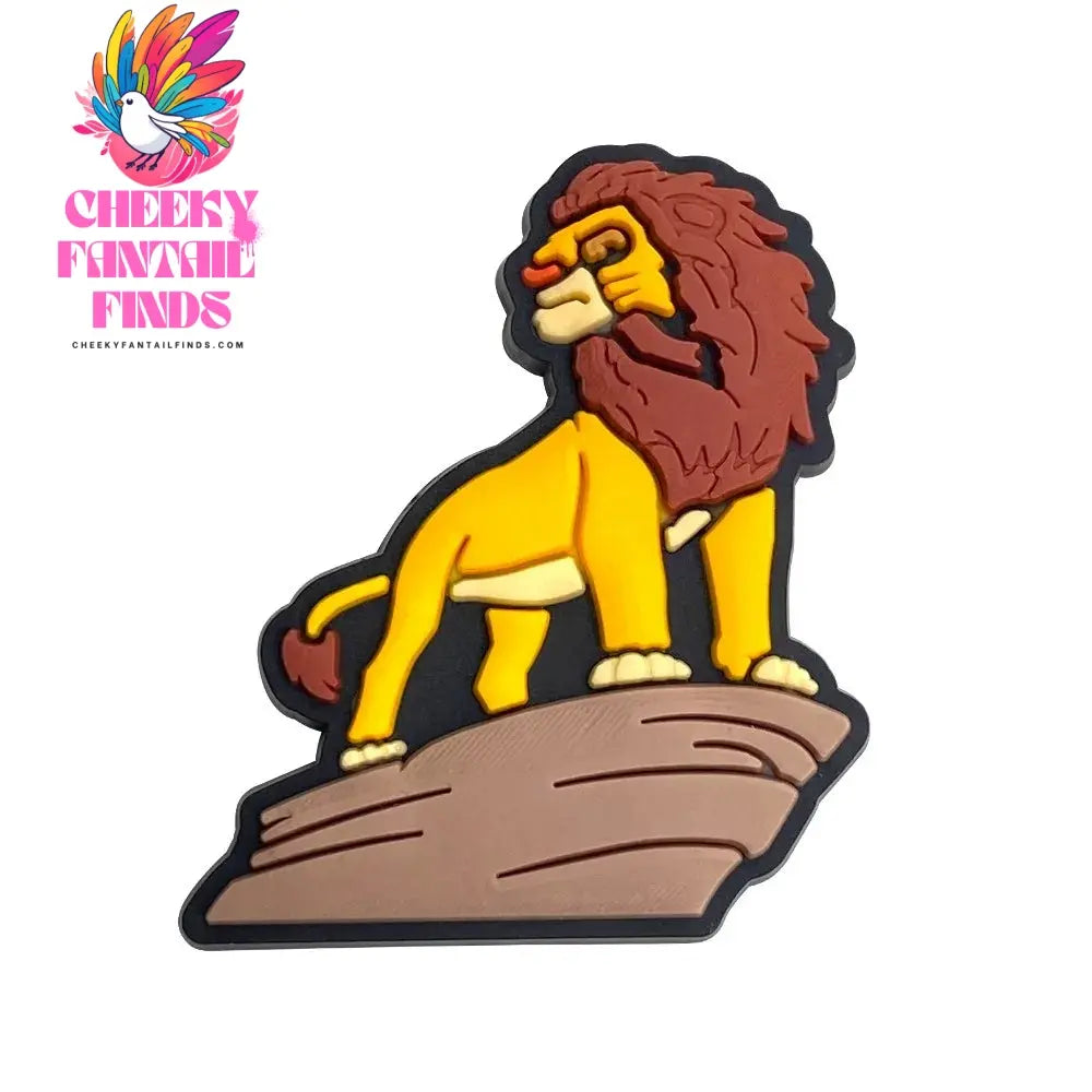 New 1PCS Shoe Charms Cartooon Lion DIY Anime Cute Animal Characters Decorate PVC Pins Accessories For Kid Boy Birthday Cool Gift Cheeky Fantail Finds
