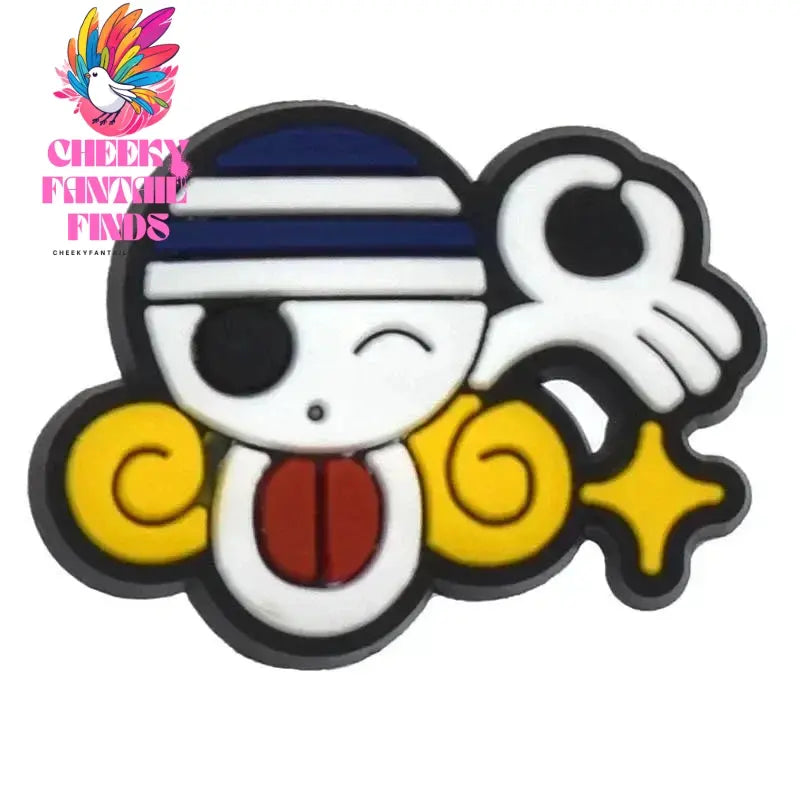 New 33Pcs One piece Cartoon PVC Shoe Charms Sandal Accessories Anime Fantasy Adventure Shoe Buckle Decoration for shoes Cheeky Fantail Finds
