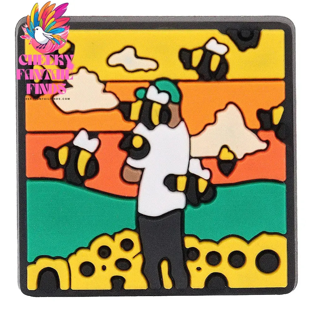 New Arrival 1-18pcs Shoe Charms Fashion Rock Hip Hop Singer Accessories PVC Shoes Decoration For Wristbands Kids X-mas Gift Cheeky Fantail Finds