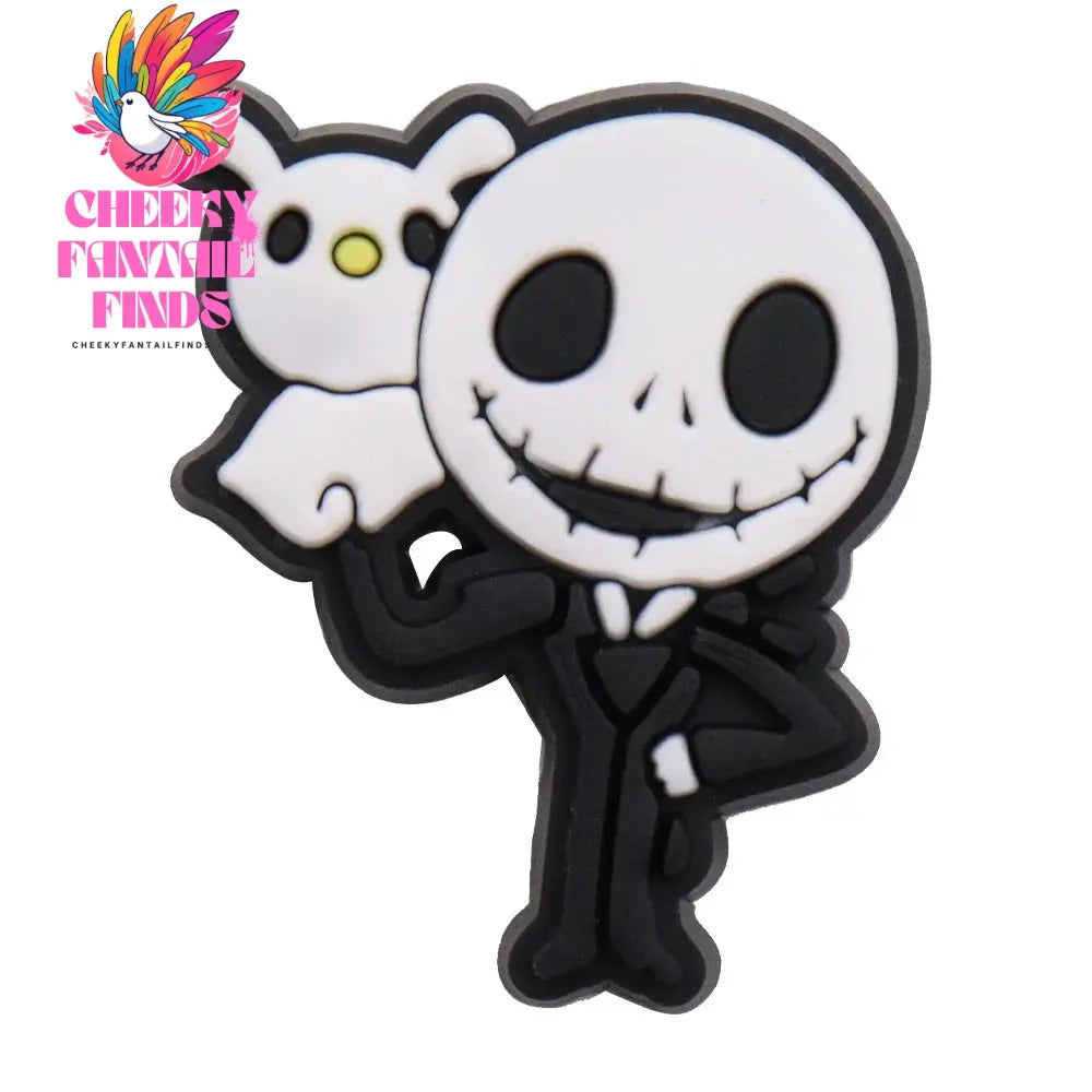 New Arrival 1-23pcs PVC Shoe Movie Charms Cartoon The Nightmare Before Christmas Jack Accessories Shoes Buckles Fit Kids X-mas Gift Cheeky Fantail Finds