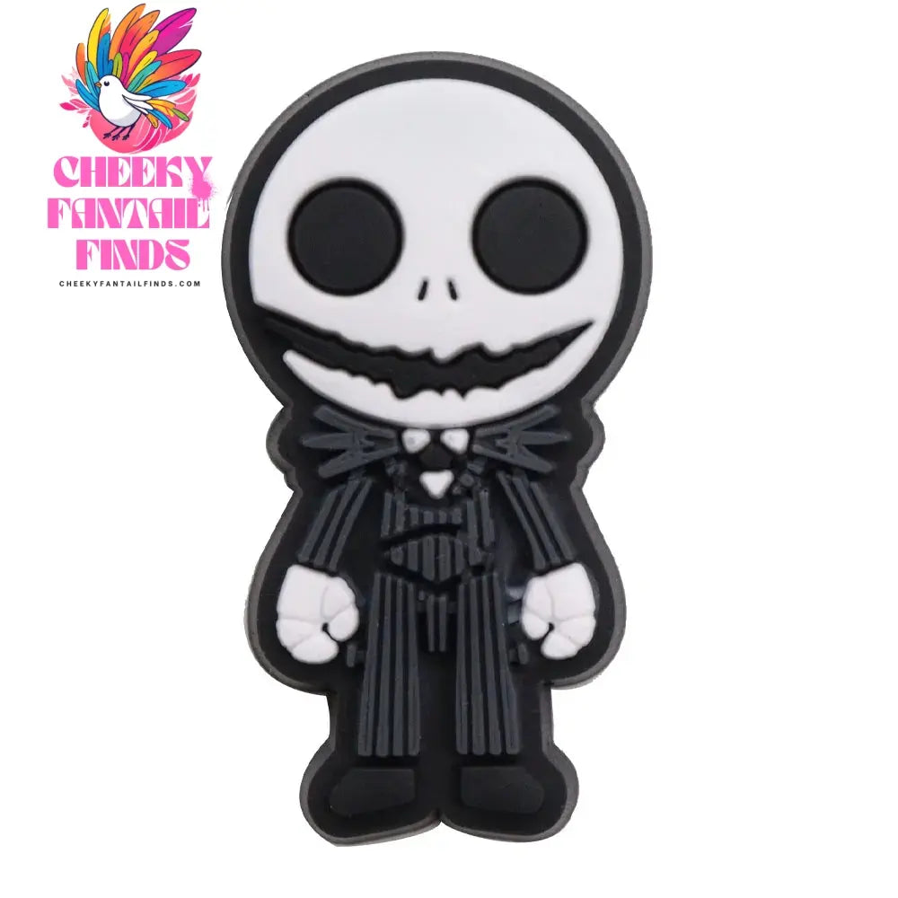 New Arrival 1-23pcs PVC Shoe Movie Charms Cartoon The Nightmare Before Christmas Jack Accessories Shoes Buckles Fit Kids X-mas Gift Cheeky Fantail Finds