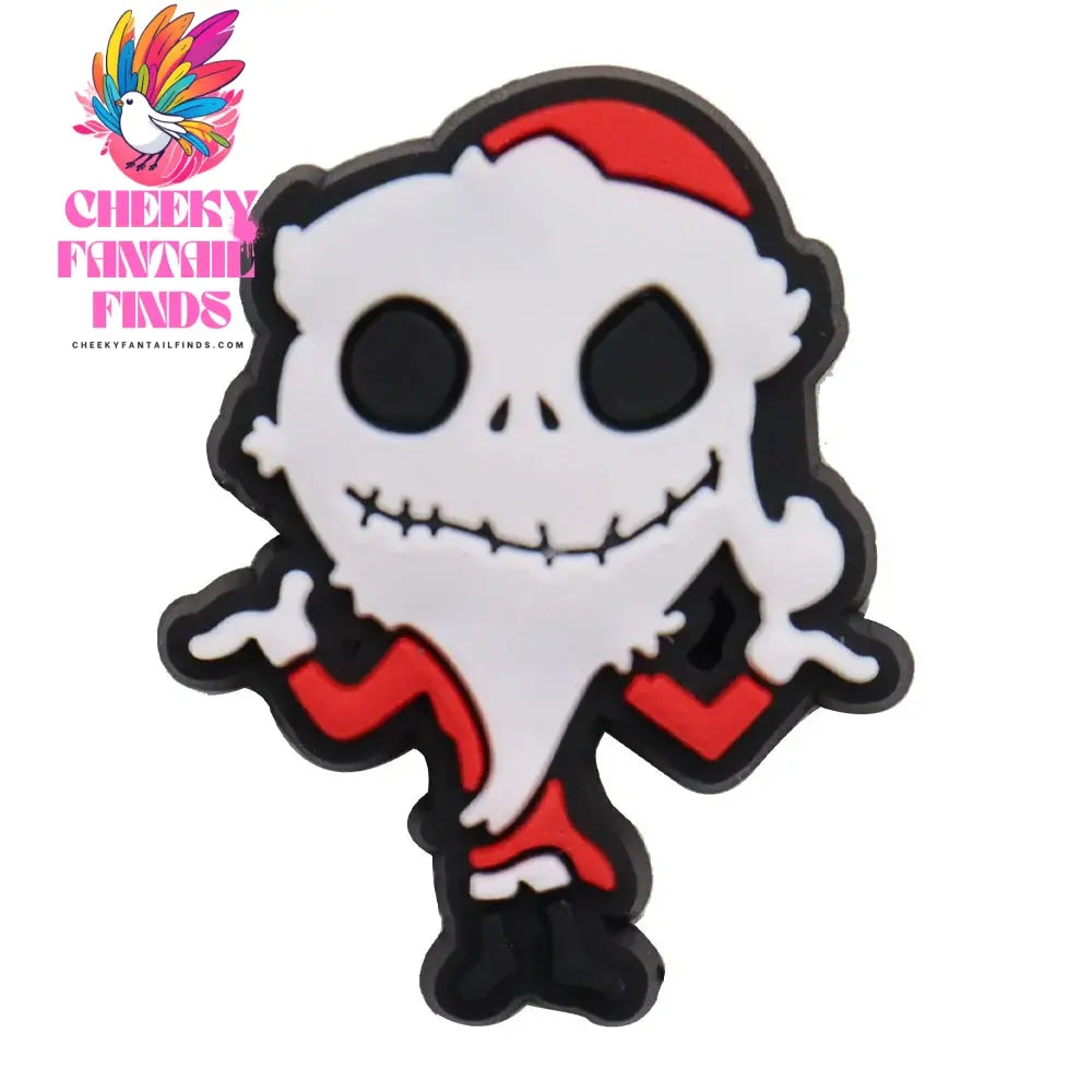 New Arrival 1-23pcs PVC Shoe Movie Charms Cartoon The Nightmare Before Christmas Jack Accessories Shoes Buckles Fit Kids X-mas Gift Cheeky Fantail Finds