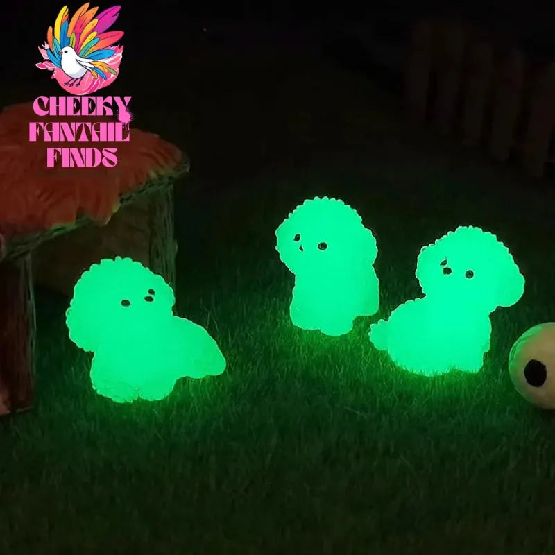 New Cool Night Light Cute 3D Poodle For Shoes Charms Detachable Diy Accessory Used For Clogs,Sandals,Perfect For Holiday Gifts Cheeky Fantail Finds