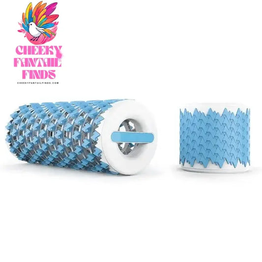 New Custom Deep Tissue Muscle Massage Collapsible Folding Shaft Yoga Foam Roller Cheeky Fantail Finds