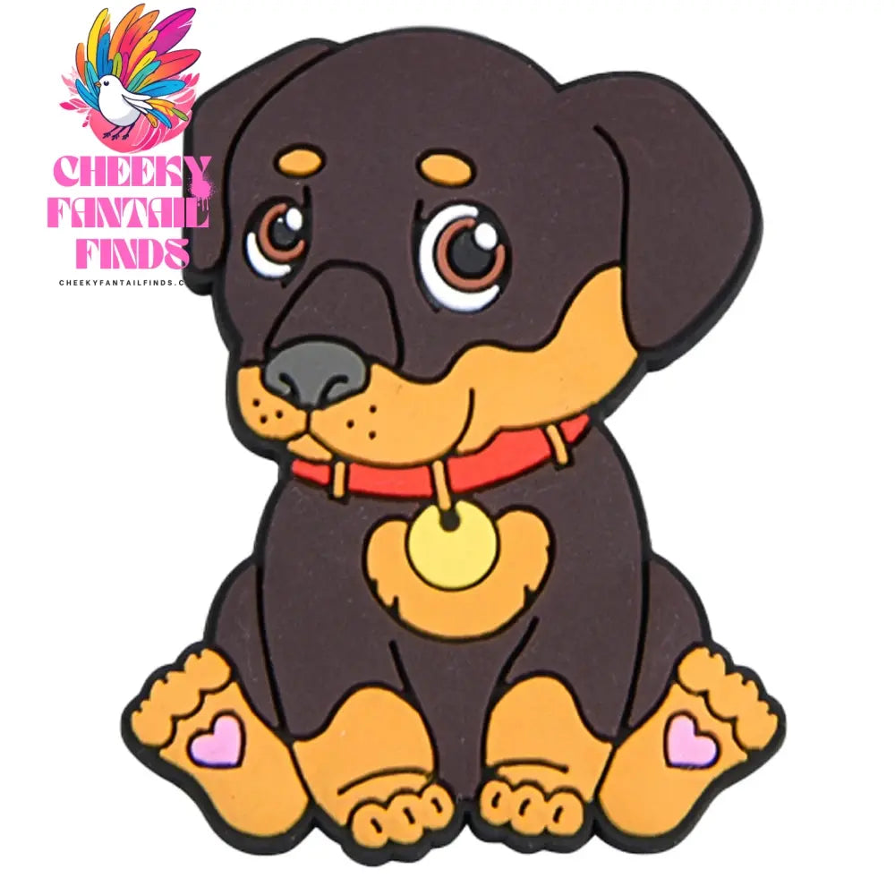 New Cute Cartoon Animals Shoe Decoration Charms Brown Black Dogs Shoe Charms White Claws Bracelet Accessories Halloween Gifts Cheeky Fantail Finds