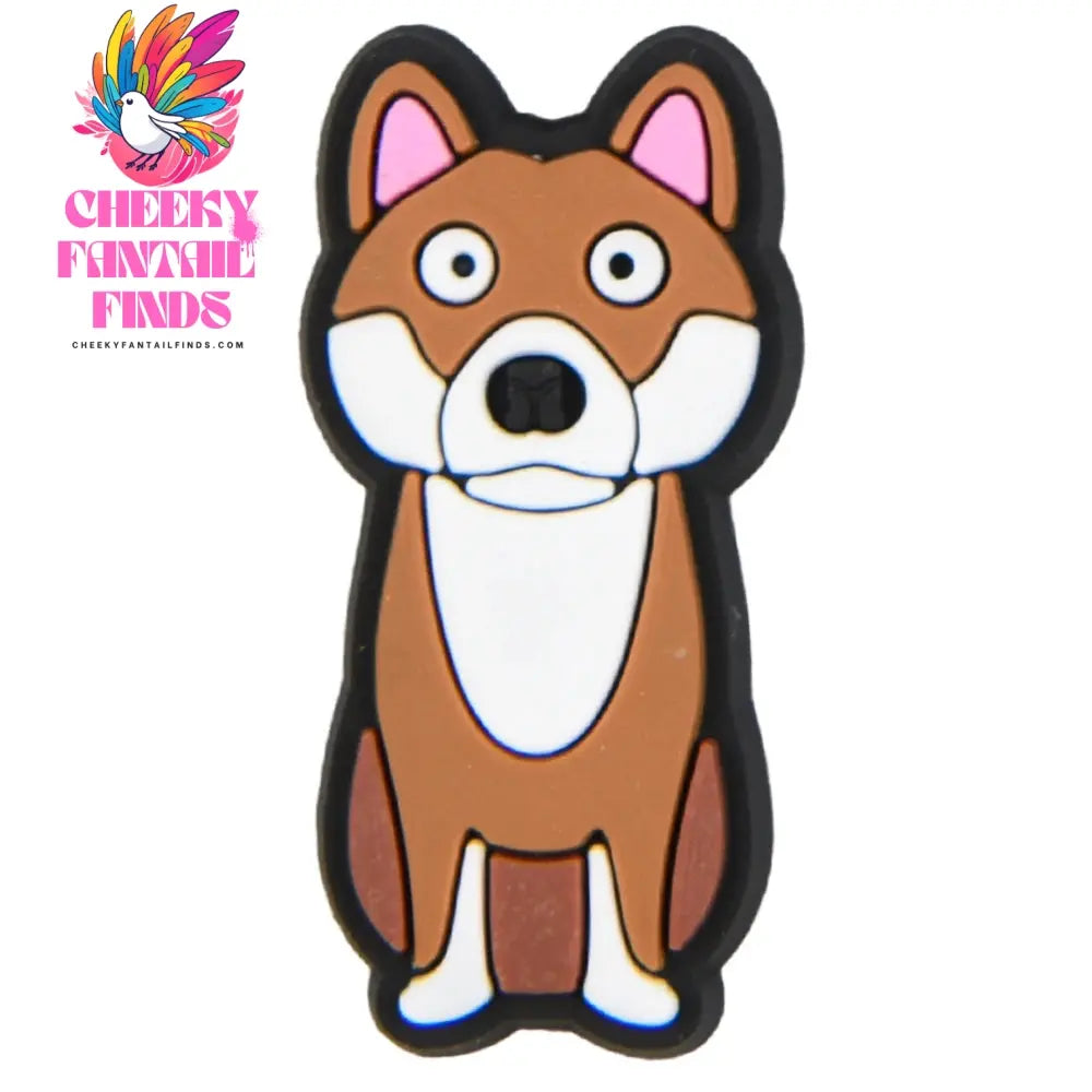 New Cute Cartoon Animals Shoe Decoration Charms Brown Black Dogs Shoe Charms White Claws Bracelet Accessories Halloween Gifts Cheeky Fantail Finds