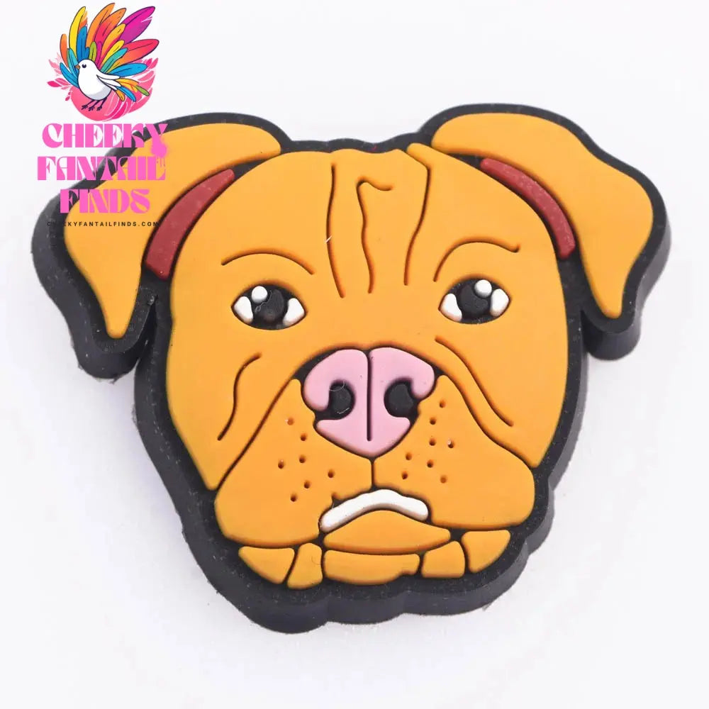 New Cute Cartoon Animals Shoe Decoration Charms Brown Black Dogs Shoe Charms White Claws Bracelet Accessories Halloween Gifts Cheeky Fantail Finds