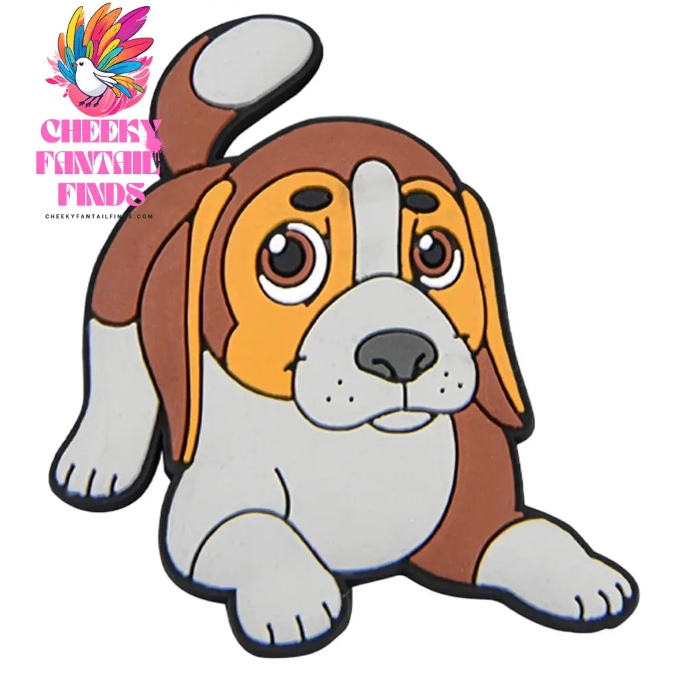 New Cute Cartoon Animals Shoe Decoration Charms Brown Black Dogs Shoe Charms White Claws Bracelet Accessories Halloween Gifts Cheeky Fantail Finds