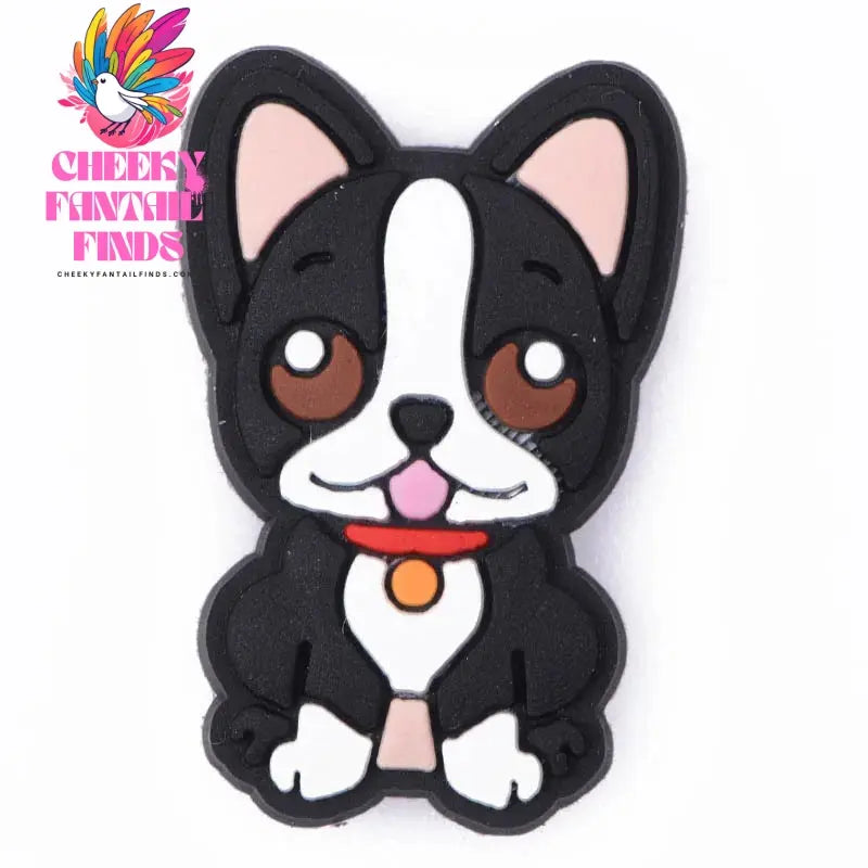 New Cute Cartoon Animals Shoe Decoration Charms Brown Black Dogs Shoe Charms White Claws Bracelet Accessories Halloween Gifts Cheeky Fantail Finds
