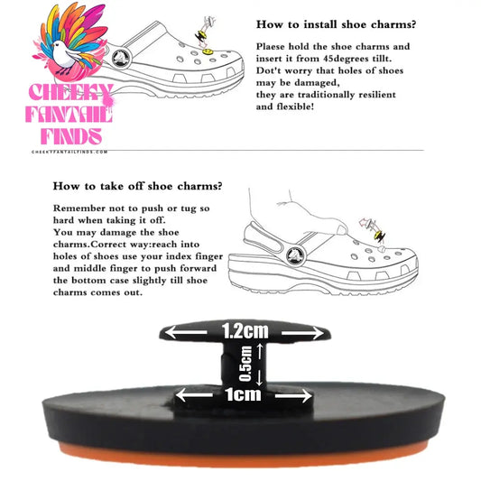 New Design 1PCS Cartoon Drink PVC Soft Shoe Charm Food Fashion Bag Accessories Australia Snacks Button Decor Party Gift Cheeky Fantail Finds