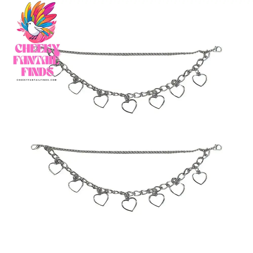 New Designer Shoe Charms Chain Fashion Gift Punk Pendant Metal Buckle Hip Hop Shoe Decoration Accessories Cheeky Fantail Finds