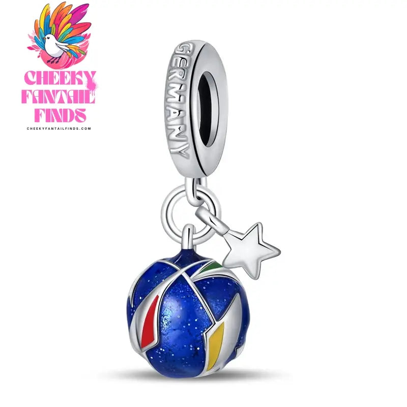 New Women's Gift 925 Silver Creative Football League Trophy Shoe Pendant Fashion Lover DIY Charm Bracelet Jewelry Cheeky Fantail Finds