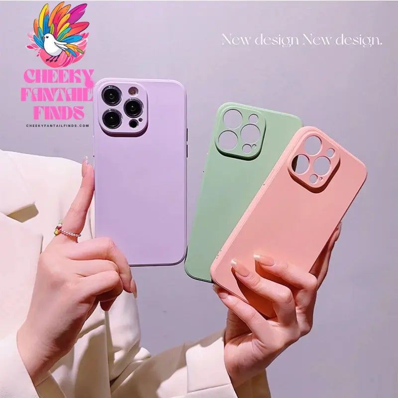 New for Apple iphone 15 promax phone case iPhone 14 phone 13/12/11/X liquid silicon phone Accessories for iphone 15 Case Cheeky Fantail Finds