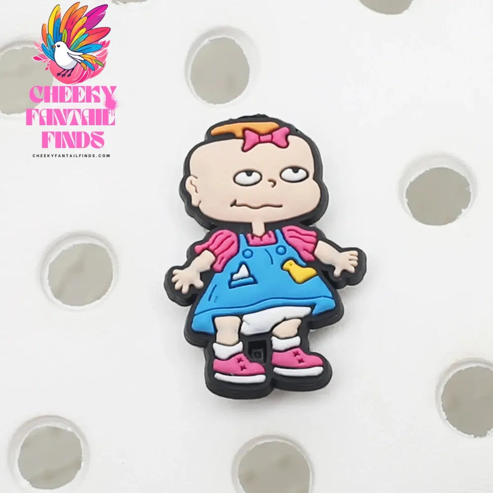 New product 1pc shoe decoration shoe charms/shoe accessories for clogs kids school gift fit wristband Cheeky Fantail Finds
