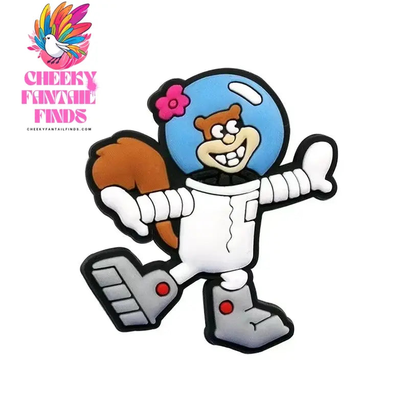 Novelty Single Sale 1pc PVC Game Shoe Charms Shoe Accessories Shoe Decoration for Wristbands Kids Party Xmas Hot Sale Cheeky Fantail Finds