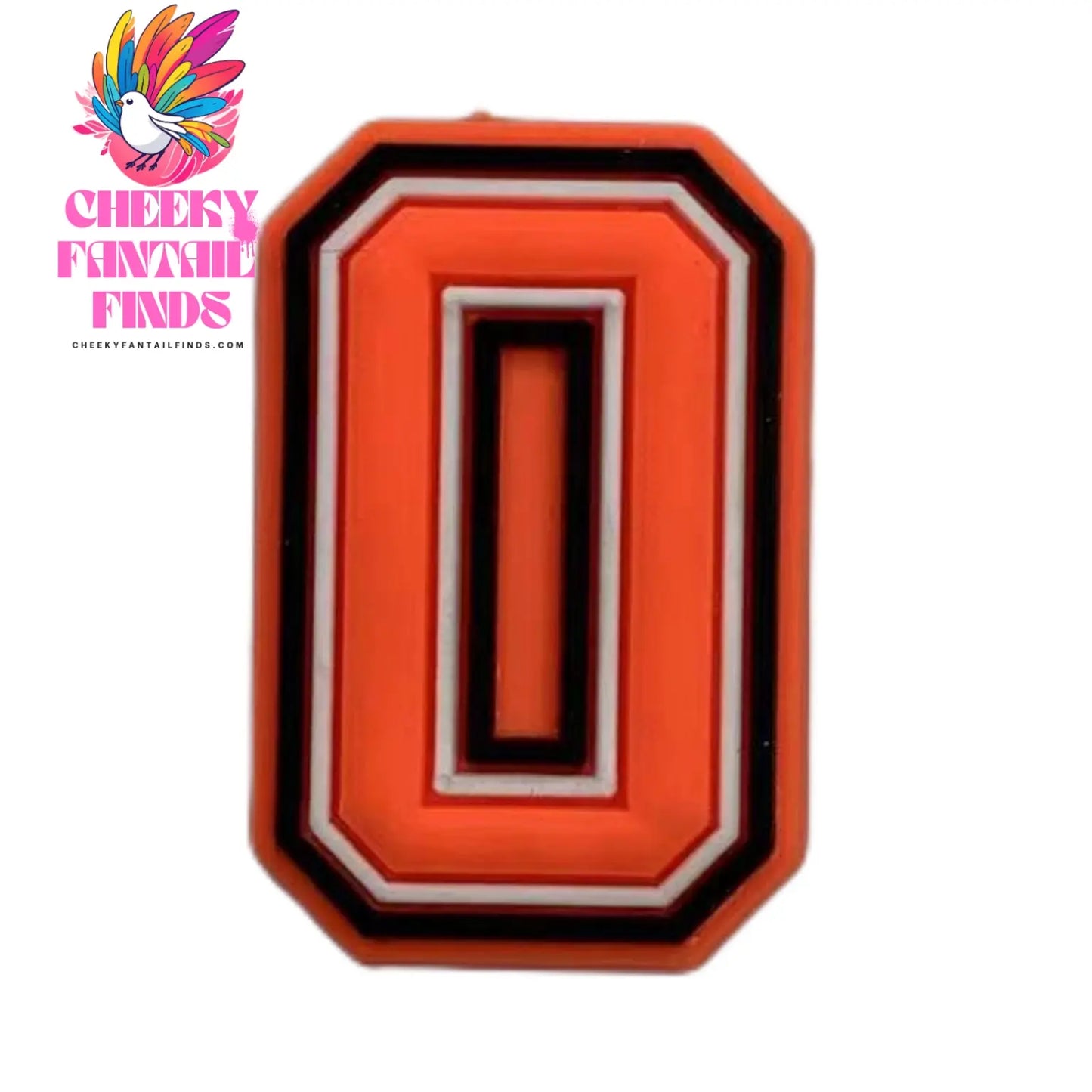 Orange Letter Letters And Numbers Series Accessories Diy Shoe Bottom Buckle Cheeky Fantail Finds