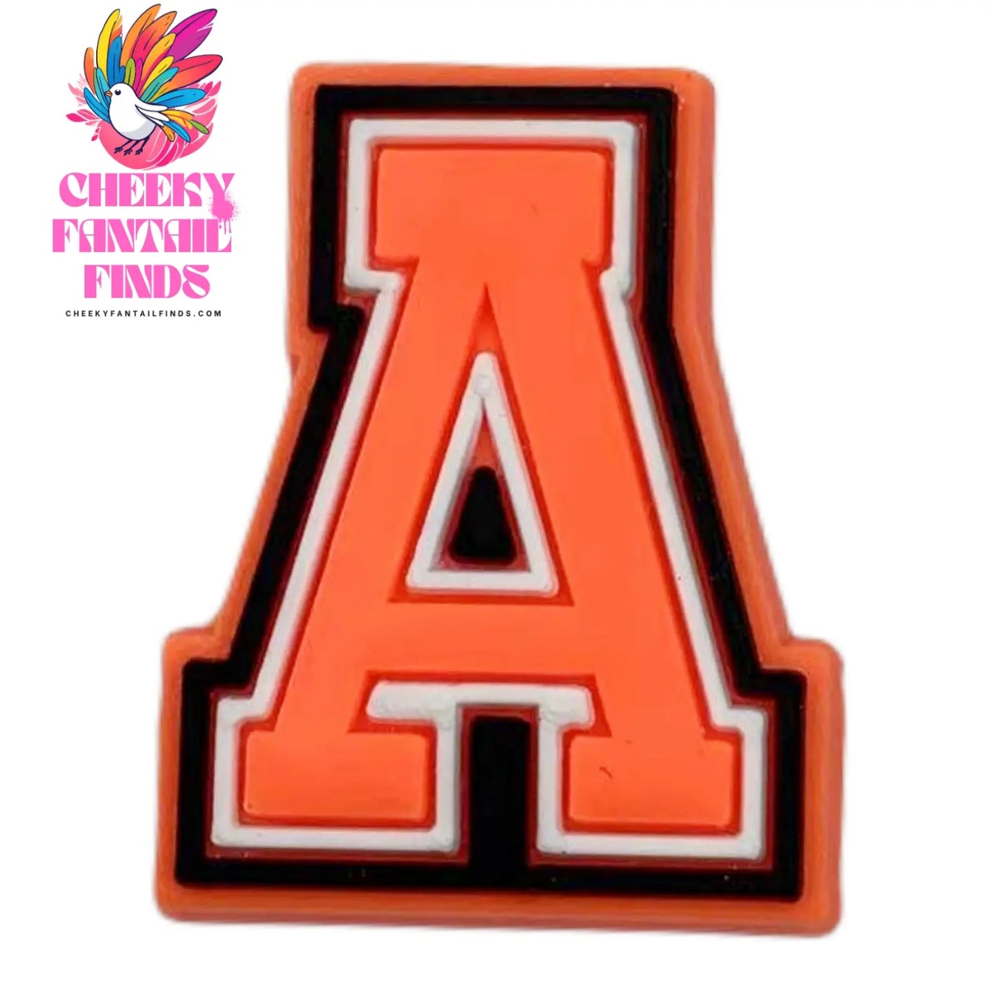 Orange Letter Letters And Numbers Series Accessories Diy Shoe Bottom Buckle Cheeky Fantail Finds