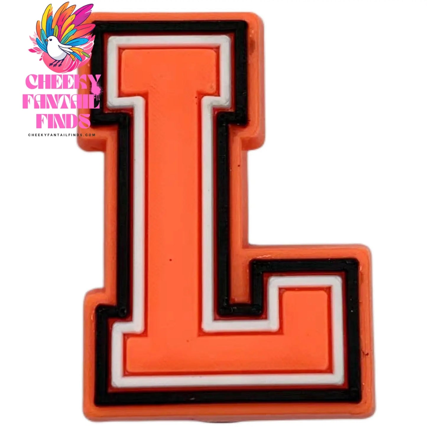 Orange Letter Letters And Numbers Series Accessories Diy Shoe Bottom Buckle Cheeky Fantail Finds