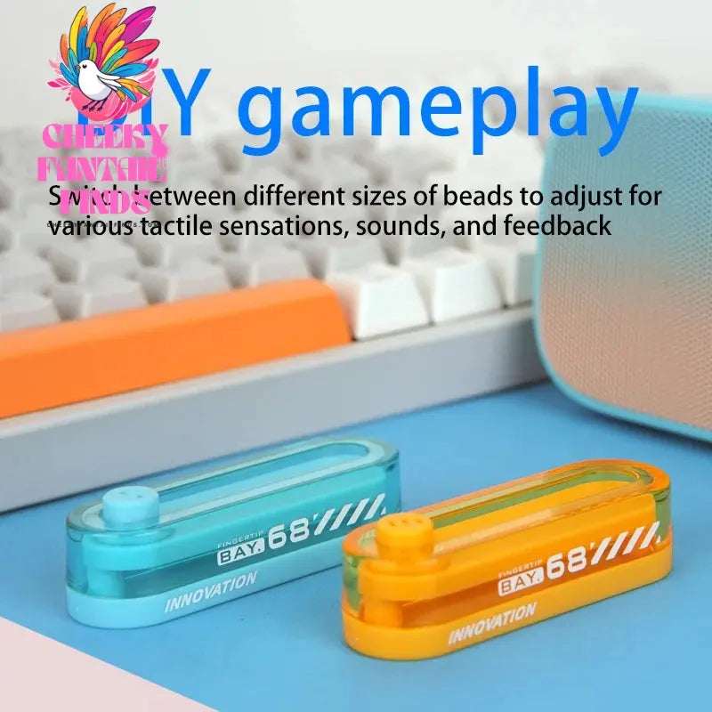 PC Machinery Slider Fidget Deep-fried Dough Sticks Hand Fidget ADHD Tool Anxiety Stress Relief Toys Cool Fidgets Adults Gifts Cheeky Fantail Finds