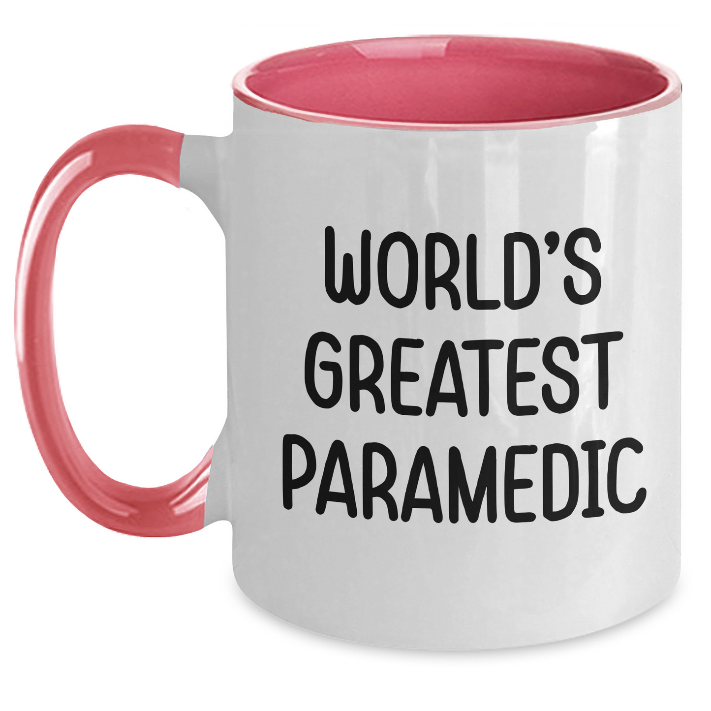 Funny Rescue Worker Gifts from Friends, Coworkers, or Family - World's Greatest Rescue Worker Two Tone Coffee Mug for Graduation - Main