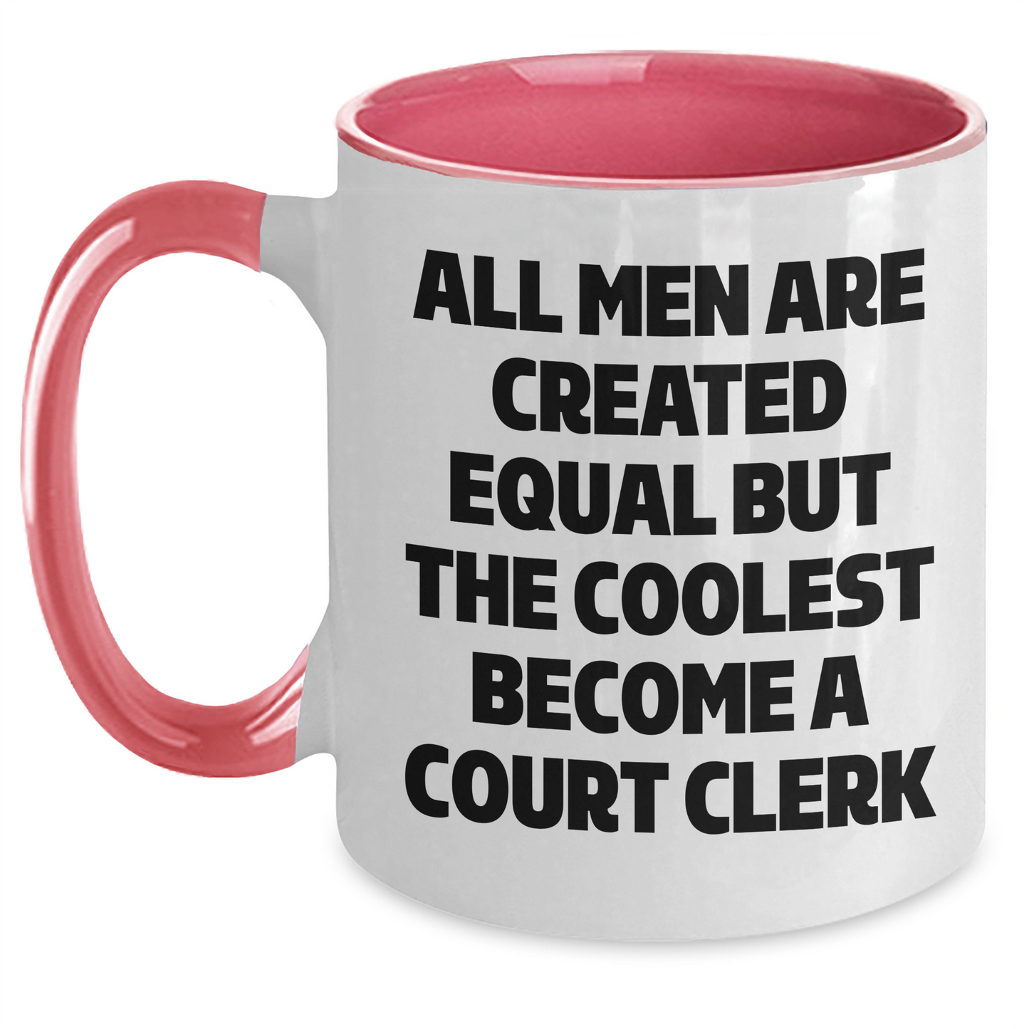 Funny Court Clerk Gifts from Men, Court Clerk Unique Two Tone Coffee Mugs for Court Clerks, Father's Day Unique Gifts for Men - Main