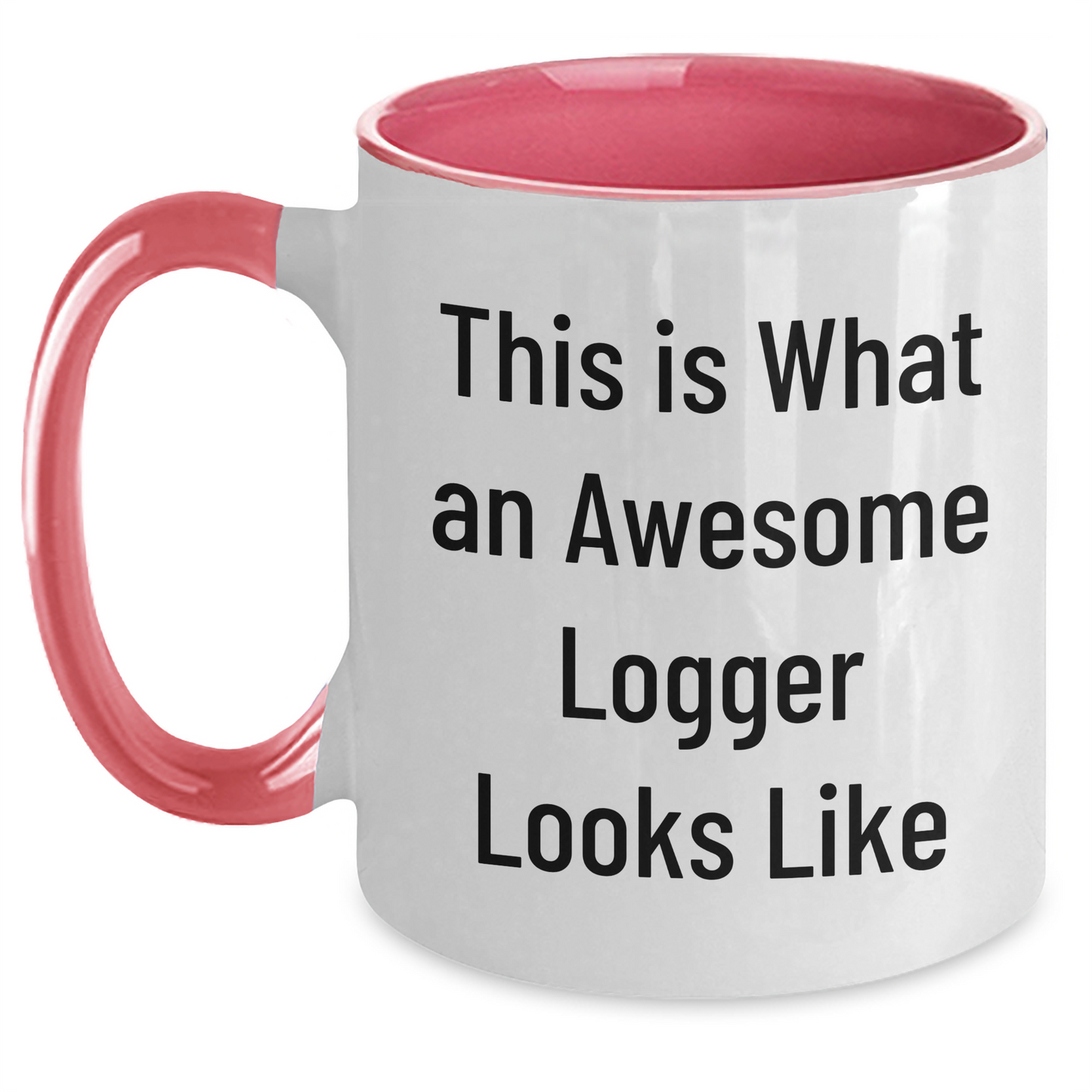 Funny Logger Gifts from Men for Logger Friends - Two Tone Coffee Mug, Father's Day Unique Presents - Main