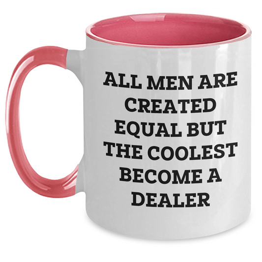 Funny Dealer Gifts from Men for Graduation Unique Gifts - Two Tone Coffee Mug - Main
