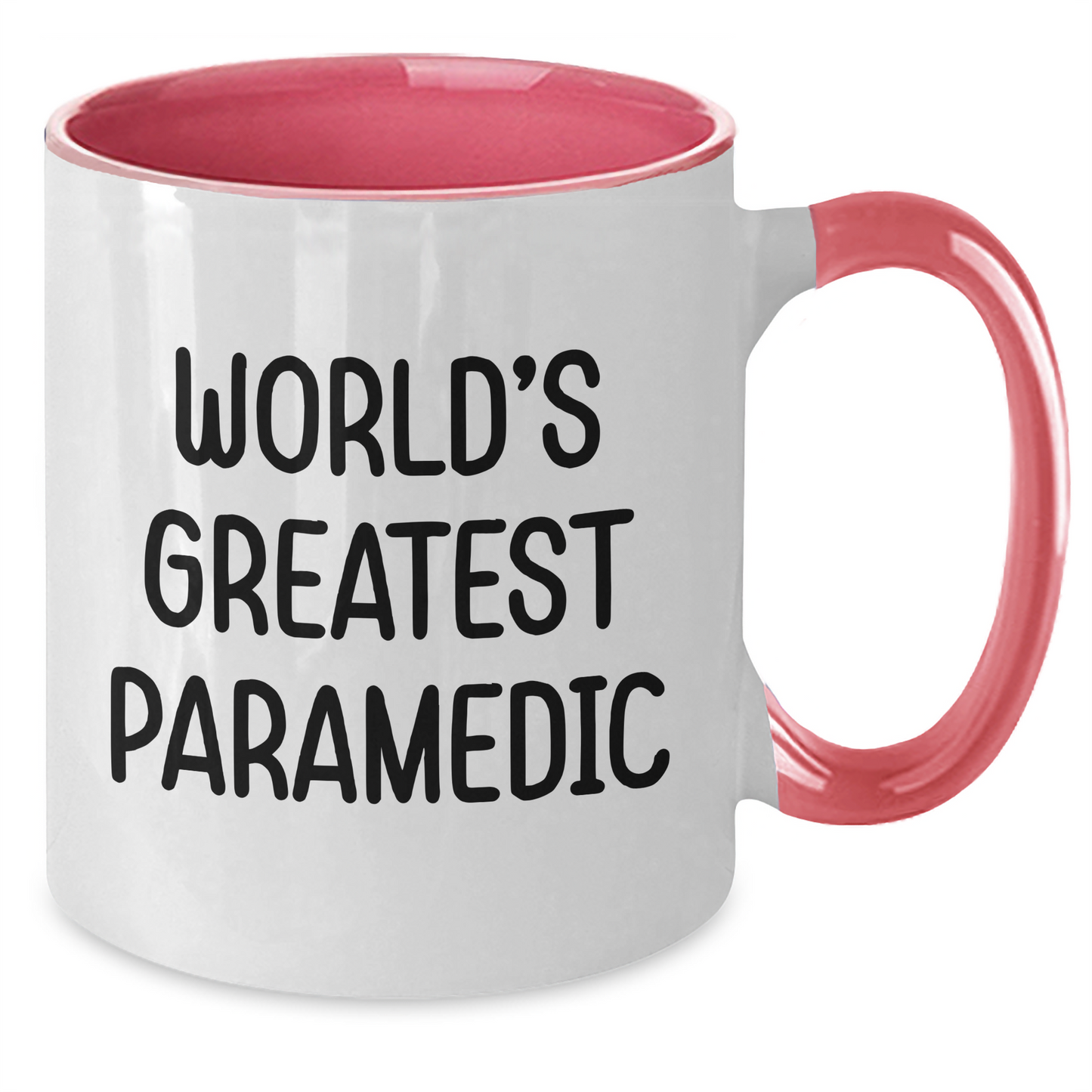 Funny Rescue Worker Gifts from Friends, Coworkers, or Family - World's Greatest Rescue Worker Two Tone Coffee Mug for Graduation - Additional