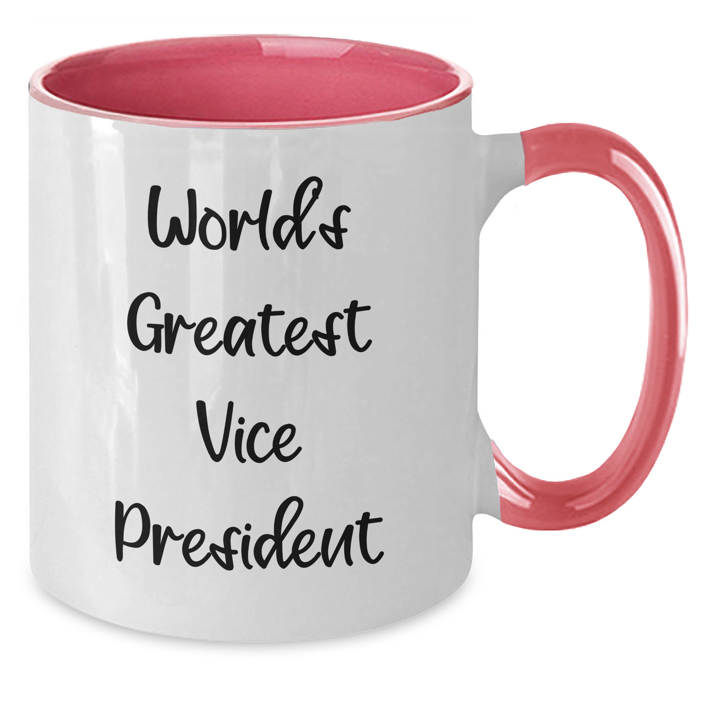 Funny Vice President Gifts - World's Greatest Vice President Two Tone Coffee Mug, Graduation Unique Gifts from Friends, Coworkers, Family - Additional