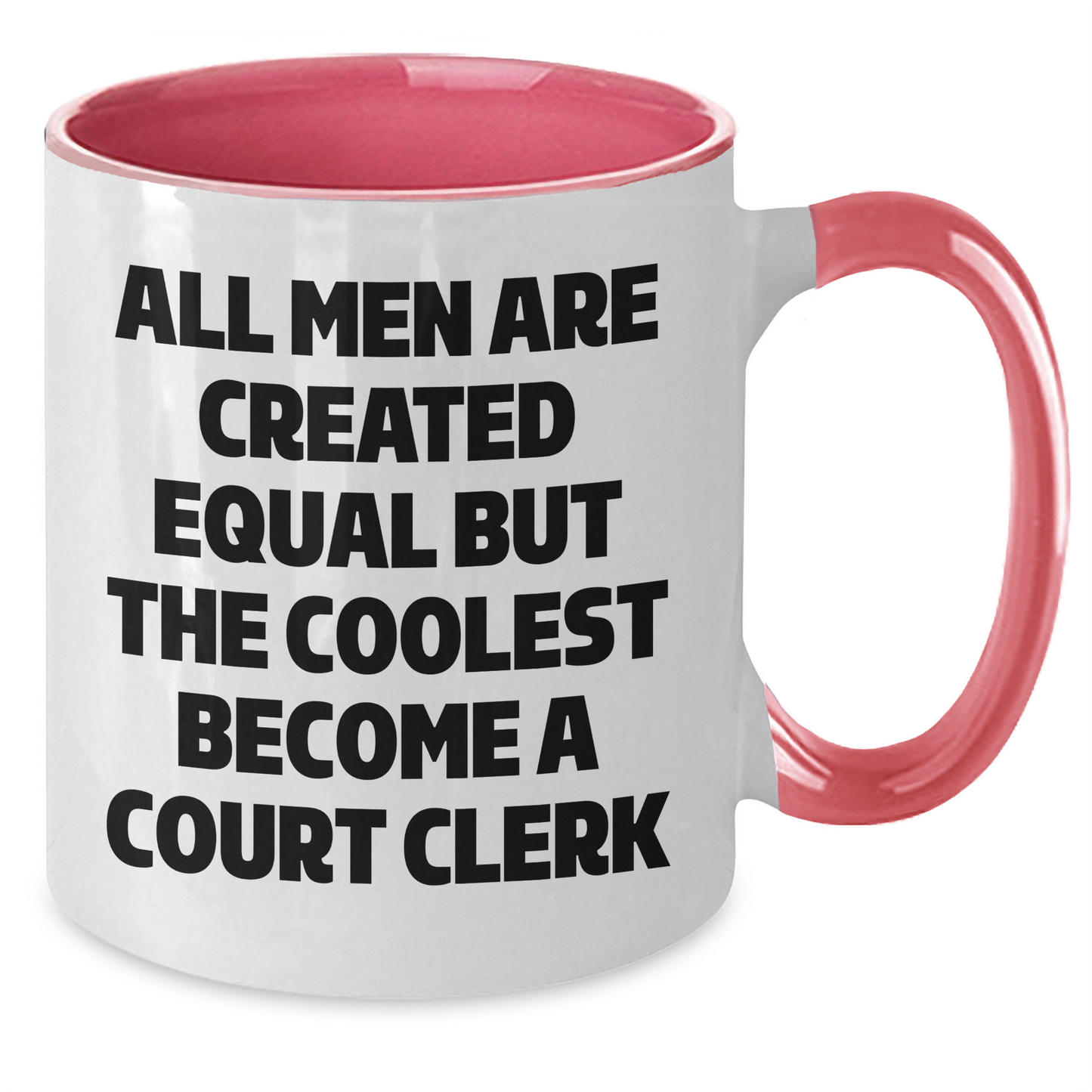 Funny Court Clerk Gifts from Men, Court Clerk Unique Two Tone Coffee Mugs for Court Clerks, Father's Day Unique Gifts for Men - Additional