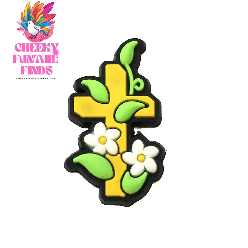 PVC Soft Rubber DIY Shoe Flower Buckle Ornaments Accessories Cheeky Fantail Finds