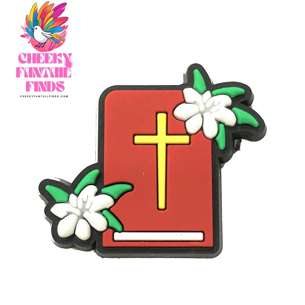 PVC Soft Rubber DIY Shoe Flower Buckle Ornaments Accessories Cheeky Fantail Finds