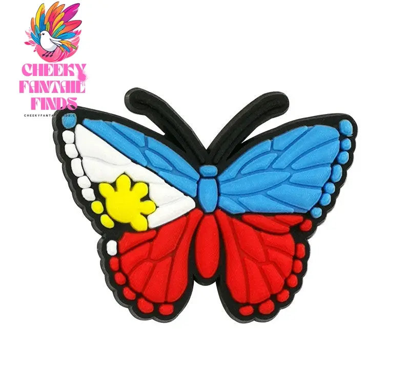 PVC Soft Rubber Hole Shoes Flower Shoe Buckle Pea Accessories Cheeky Fantail Finds