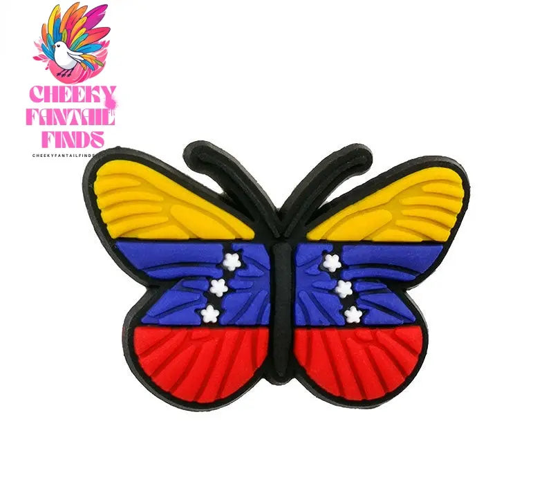 PVC Soft Rubber Hole Shoes Flower Shoe Buckle Pea Accessories Cheeky Fantail Finds