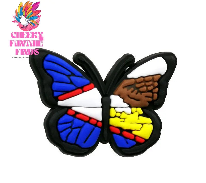 PVC Soft Rubber Hole Shoes Flower Shoe Buckle Pea Accessories Cheeky Fantail Finds