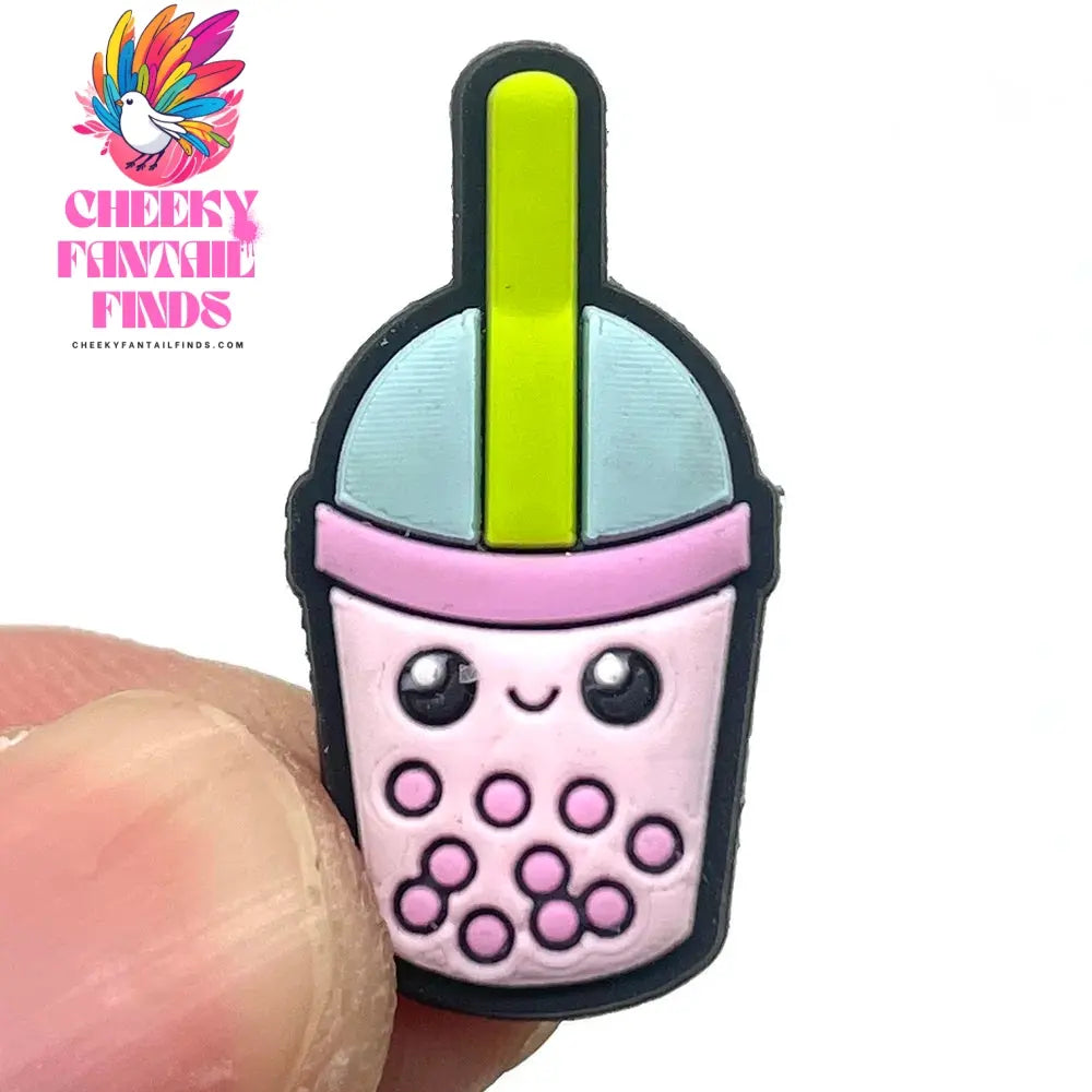 Pearl milk tea Coffee Food Shoe Charms for Clogs Sandals Decoration Shoe Accessories Charms for Friend Cheeky Fantail Finds