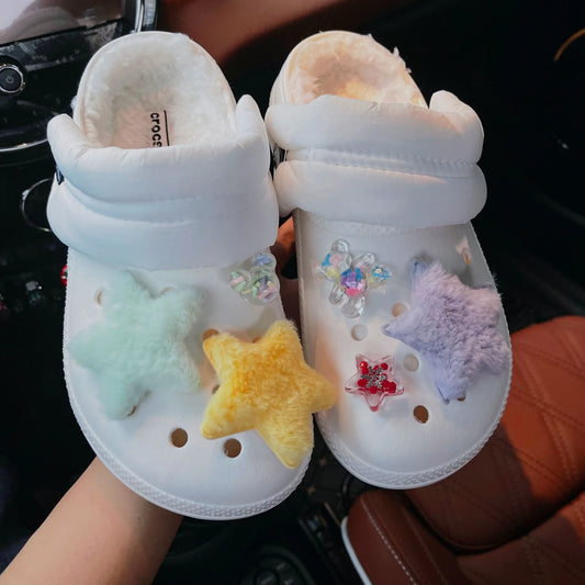 Plush Star Shoe Buckle Accessories Cheeky Fantail Finds