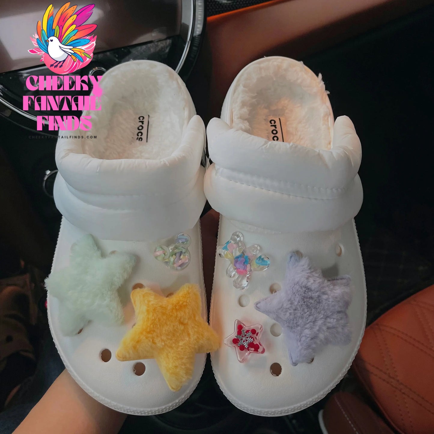 Plush Star Shoe Buckle Accessories Cheeky Fantail Finds