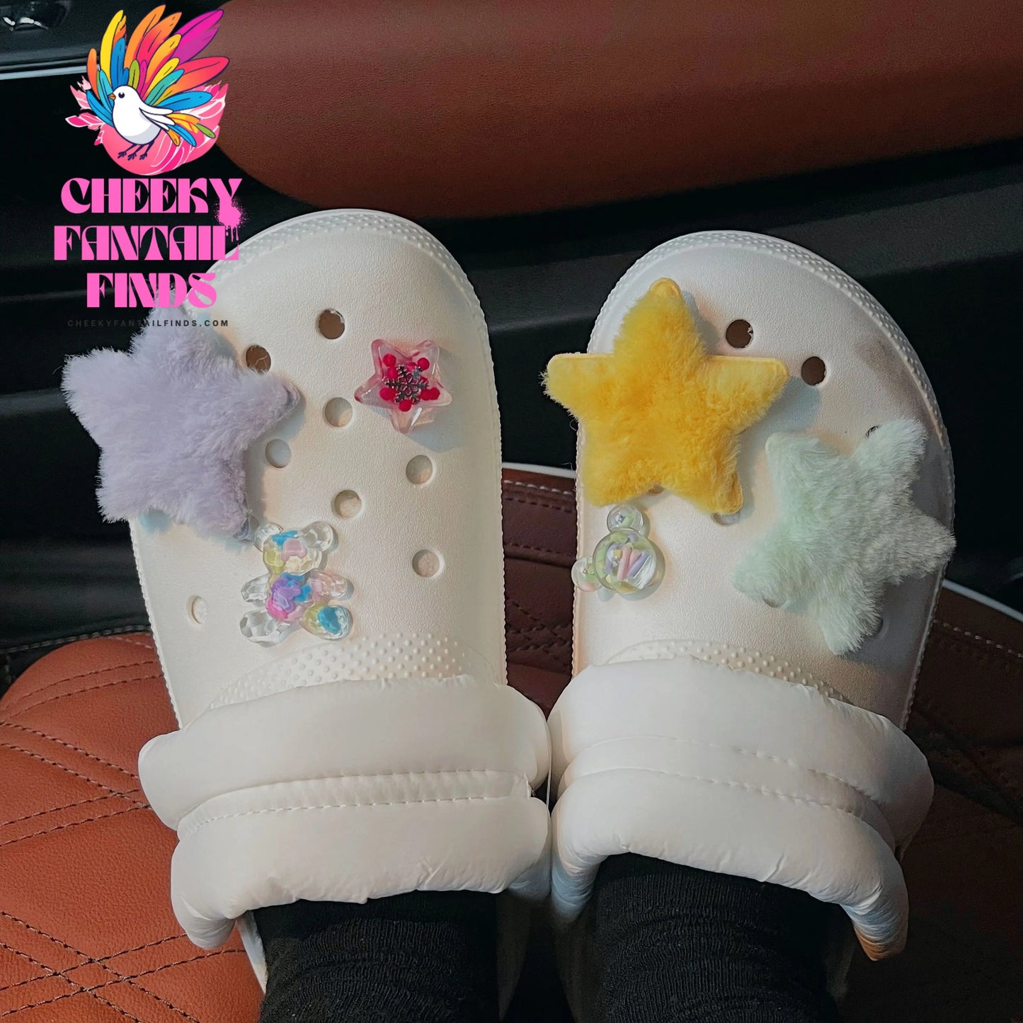 Plush Star Shoe Buckle Accessories Cheeky Fantail Finds