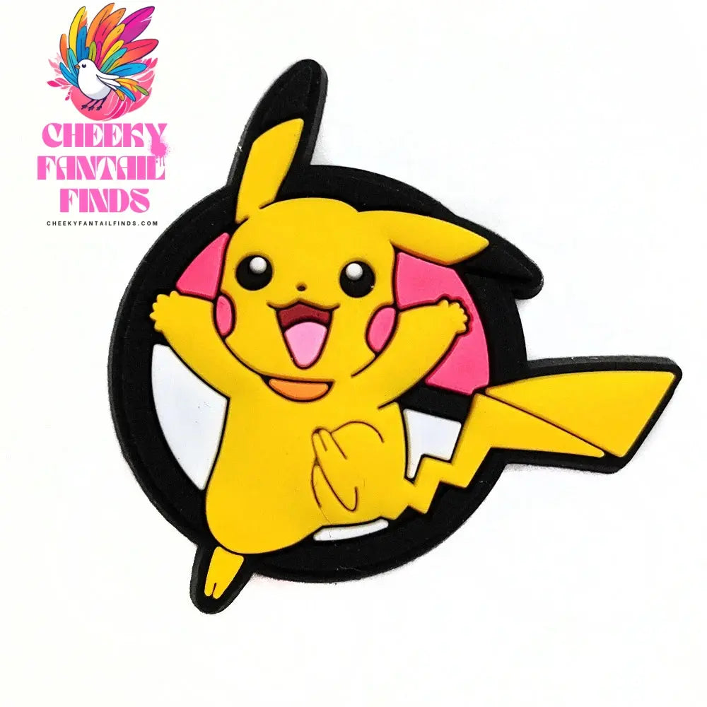 Pokemon Pikachu Shoes Charms for Clogs Sandals Decoration PVC Cartoon Shoe Accessories Charms for Friends Gifts - Cheeky Fantail Finds